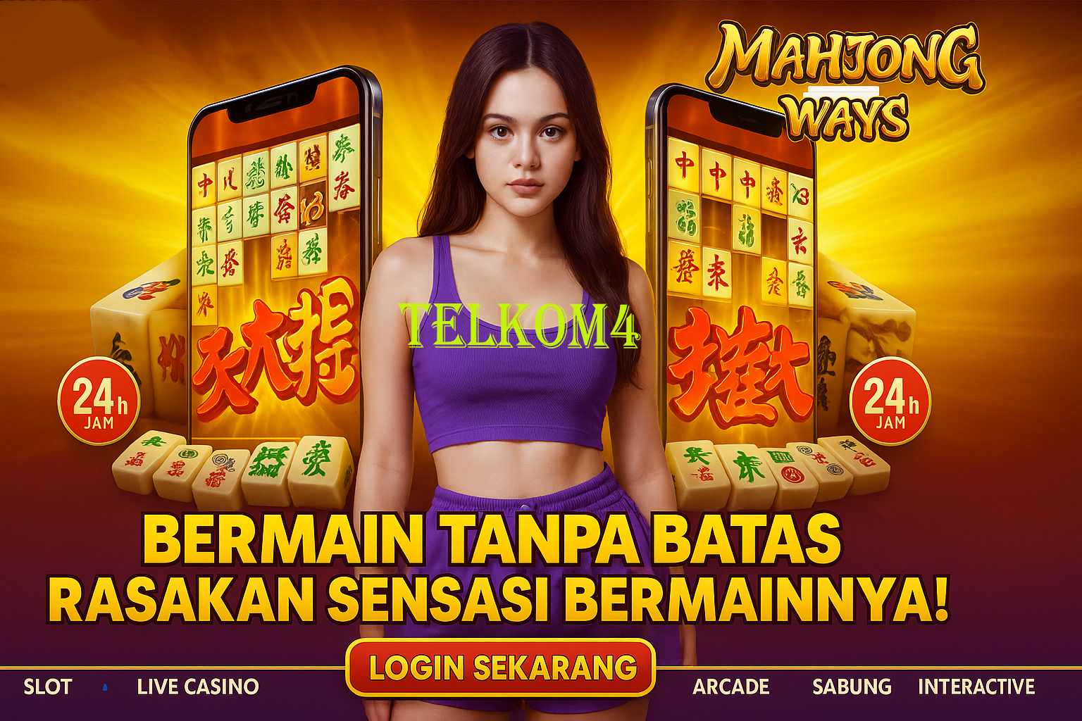 Telkom4 # Game Online Bervariasi Bisa Login di Telkom 4!